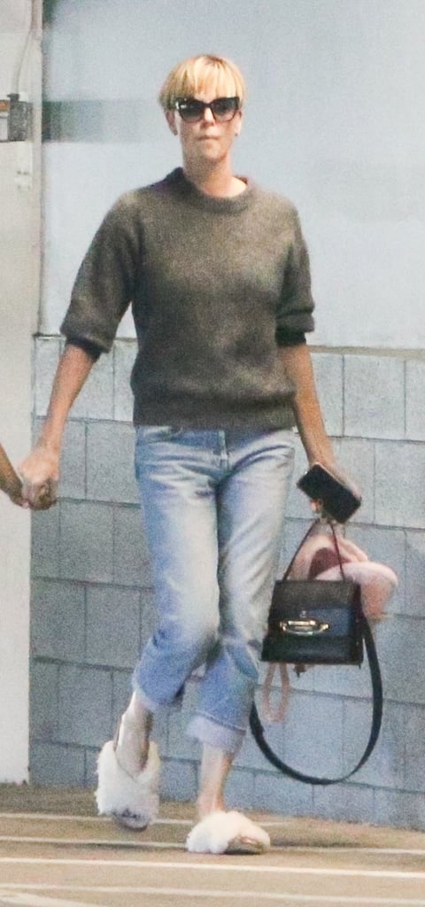 Charlize Theron Wears Alexander McQueen The Story Bag