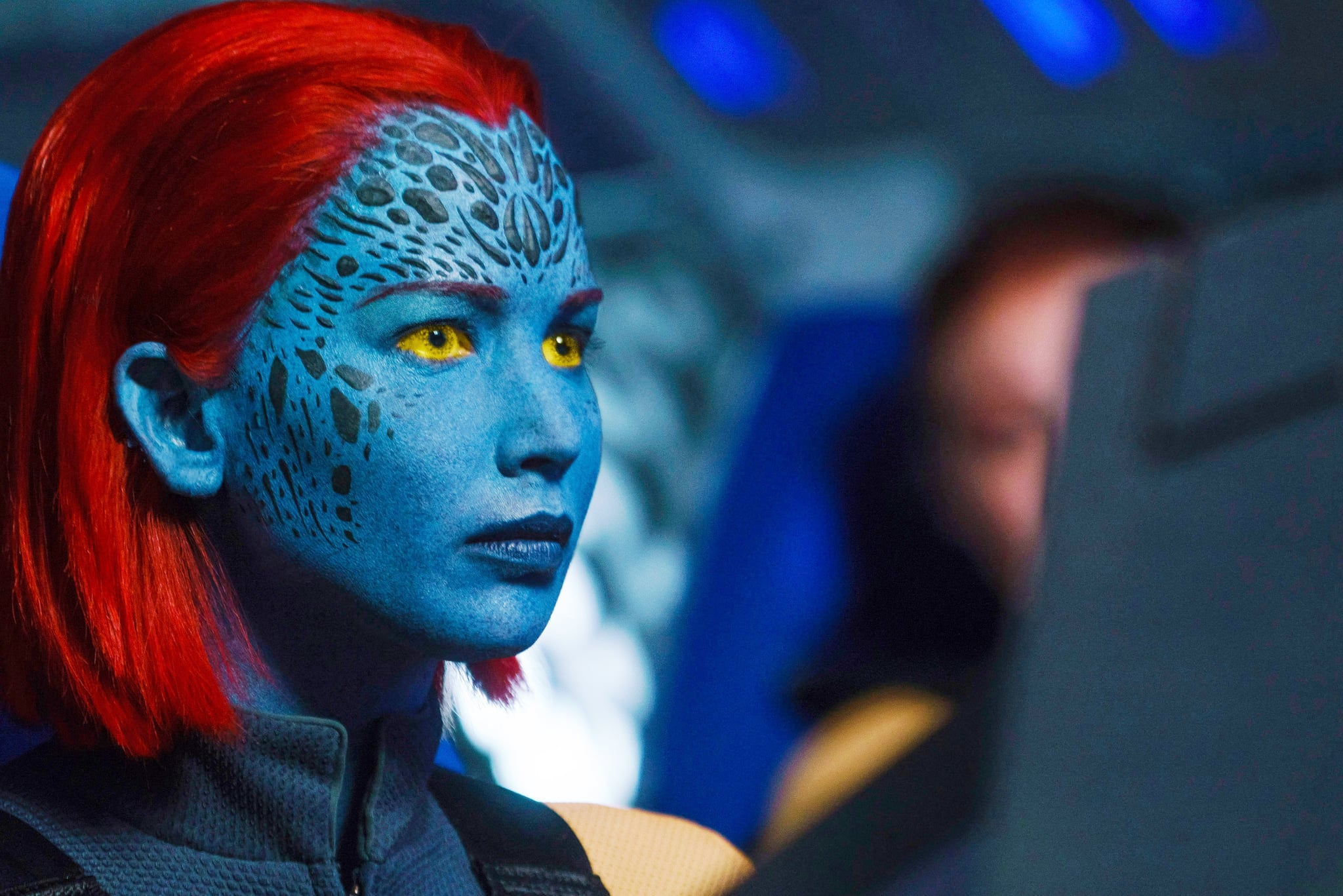 DARK PHOENIX, (aka X-MEN: DARK PHOENIX), Jennifer Lawrence, as  Raven / Mystique, 2019. ph: Doane Gregory/  Marvel / TM & copyright  Twentieth Century Fox Film Corp. All rights reserved. /courtesy Everett Collection