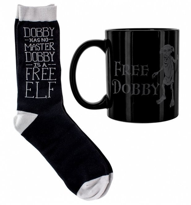 Free Dobby Socks and Mug Set