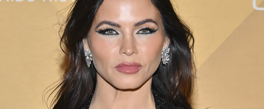 Jenna Dewan's "Cat-Eye" Nails Shimmer Against Her Sheer Gown