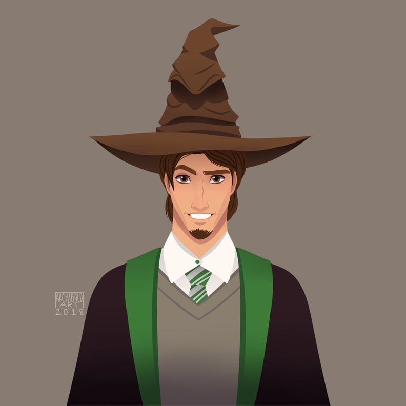 Flynn Rider, aka Eugene Fitzherbert, From Tangled as a Slytherin