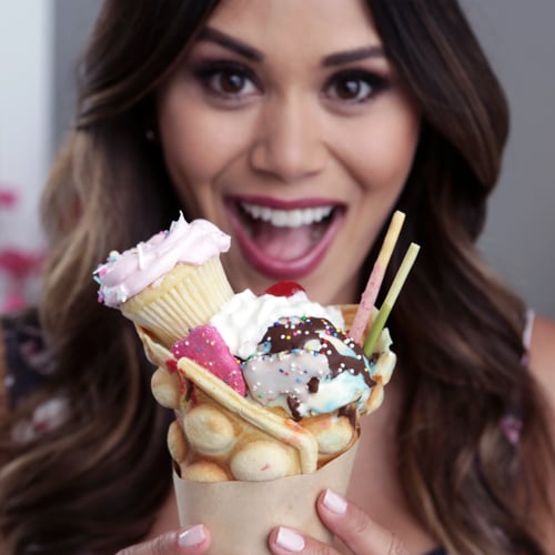 ice cream bubble waffle ice cream bubble waffle