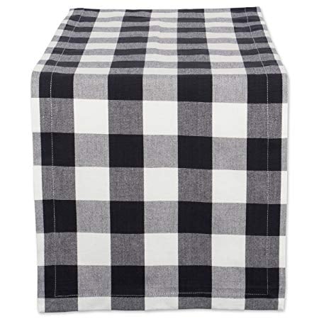 DII Cotton Buffalo Check Table Runner
