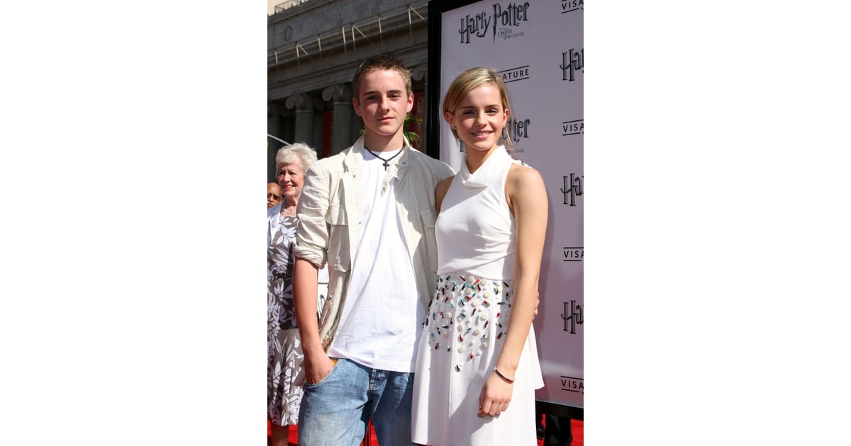 2007, with her brother Alex | Pictures of Emma Watson ...