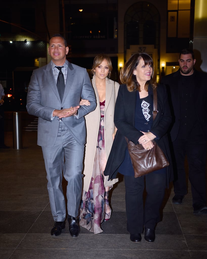 Jennifer Lopez and Alex Rodriguez on Mother's Day 2017