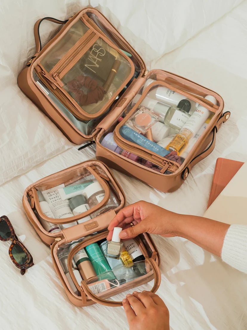 Women Cosmetic Bag Transparent Makeup Bag Set Travel Wash Kit Storage  Organizer Pouch Toiletry Box Bag Tote Handbag Pouch