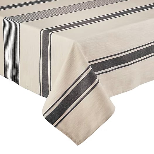 Our Table Ezra Variegated Stripe Tablecloth