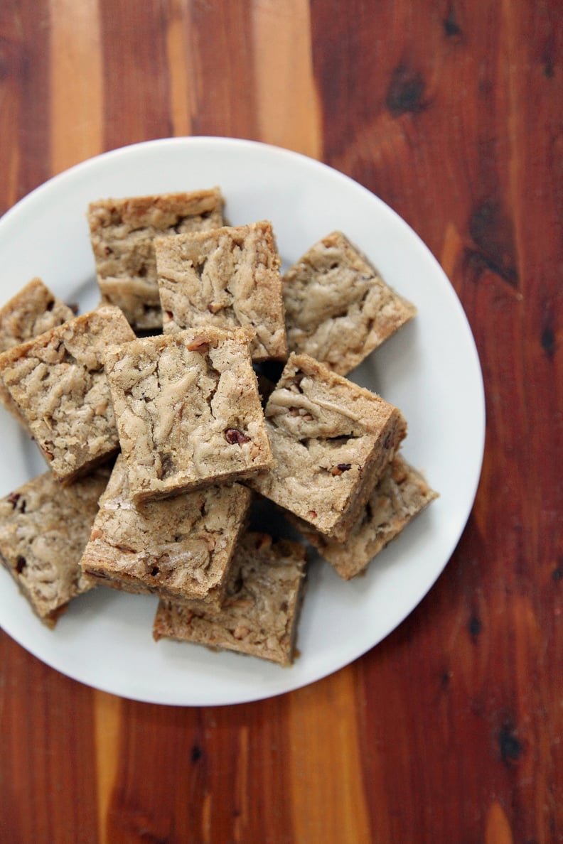 Brown Butter Blondies With Blonde Chocolate and Pecans