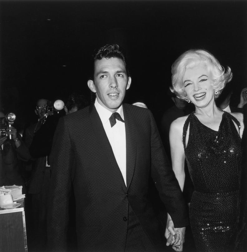 玛丽莲梦露穿着衣服在1962年的金球奖