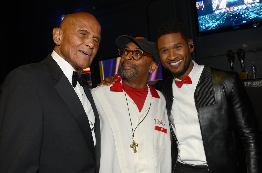 Harry Belafonte, Spike Lee, and Usher