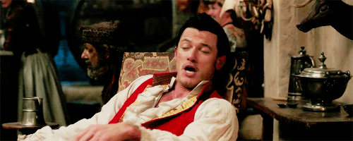 This is too much. | Luke Evans in Beauty and the Beast | POPSUGAR Entertainment Photo 11