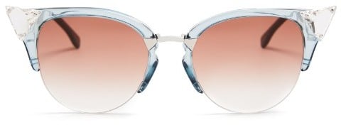 Fendi Cat-eye half-frame sunglasses ($433)
