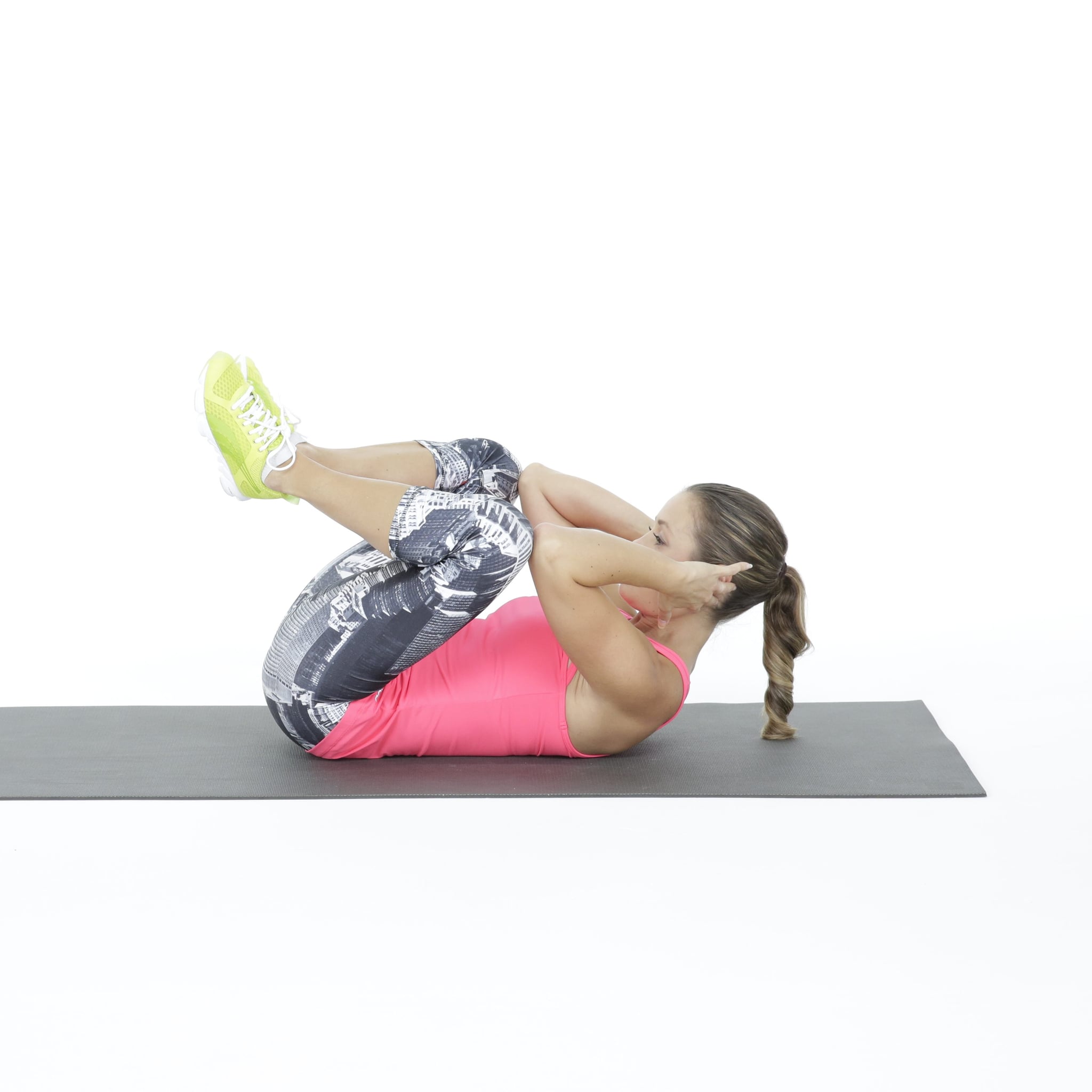 Easy 3 Move Abs Workout Popsugar Fitness