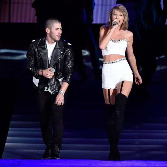 Taylor Swift on Stage With Nick Jonas and Uzo Aduba | Photos