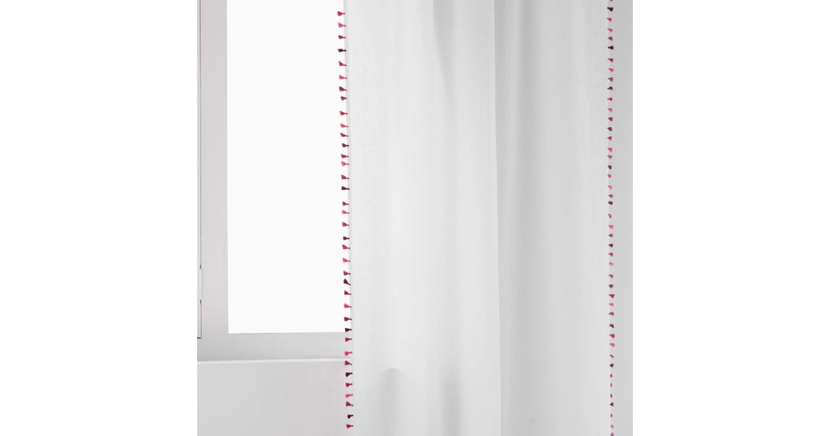 Pompom Washed Linen Curtain (90) Zara Home Fall Decor 2016