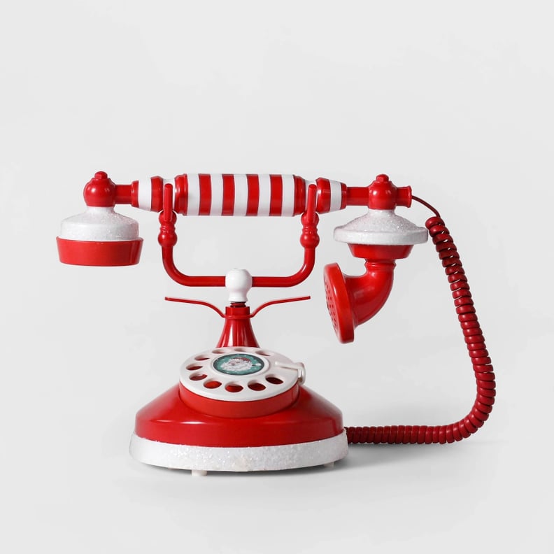 Animated Talking Santa Telephone Christmas Decor