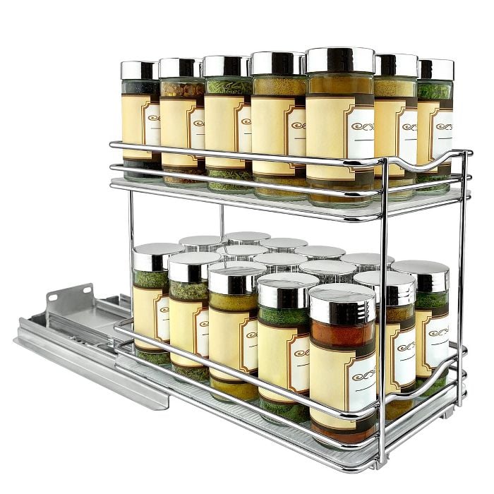 Spicy Storage: Lynk Professional Slide Out Double Spice Rack