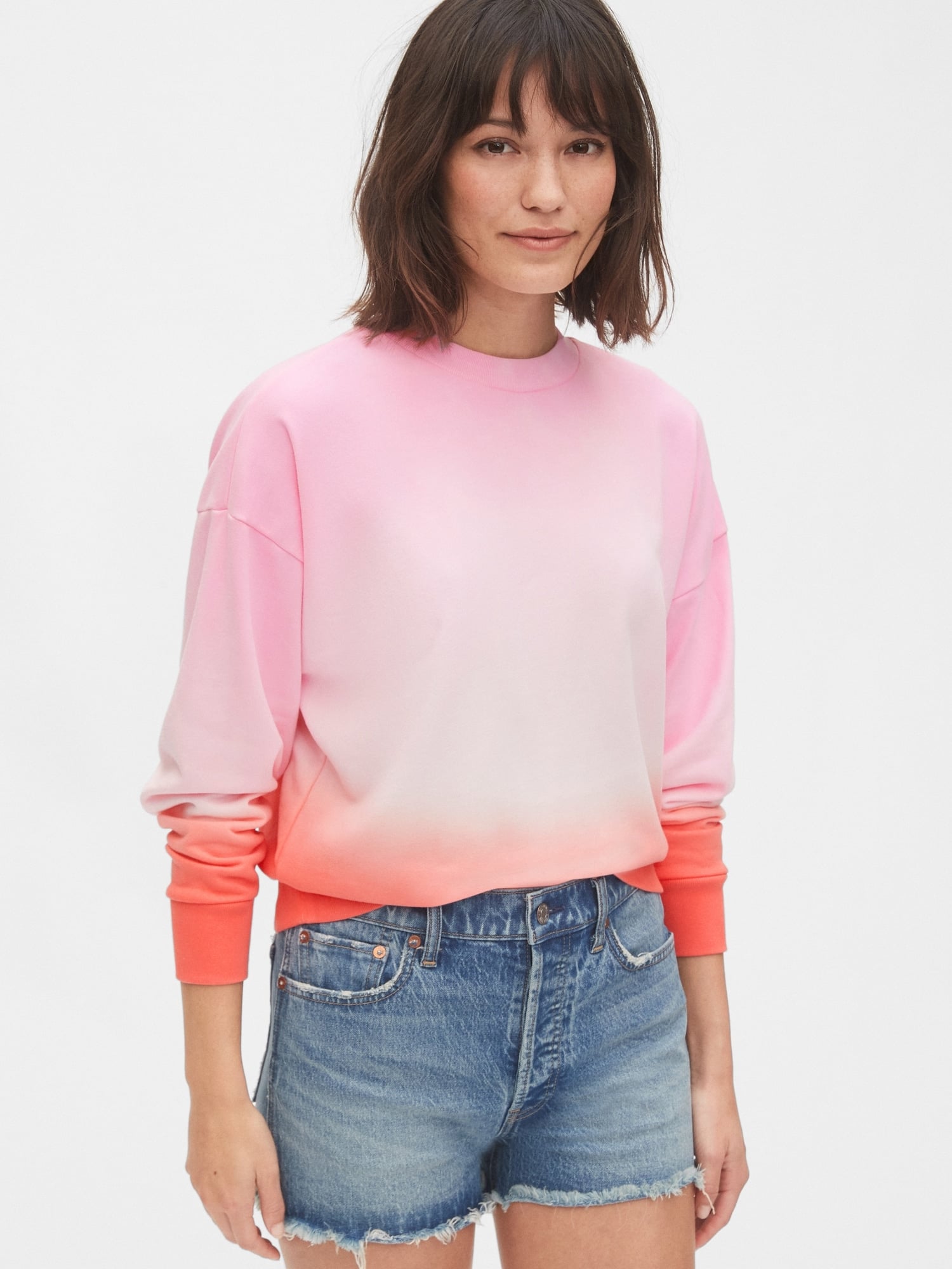 gap cropped hoodie