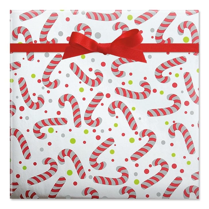 Candy Canes Gift Wrap Best Wrapping Paper From Amazon POPSUGAR