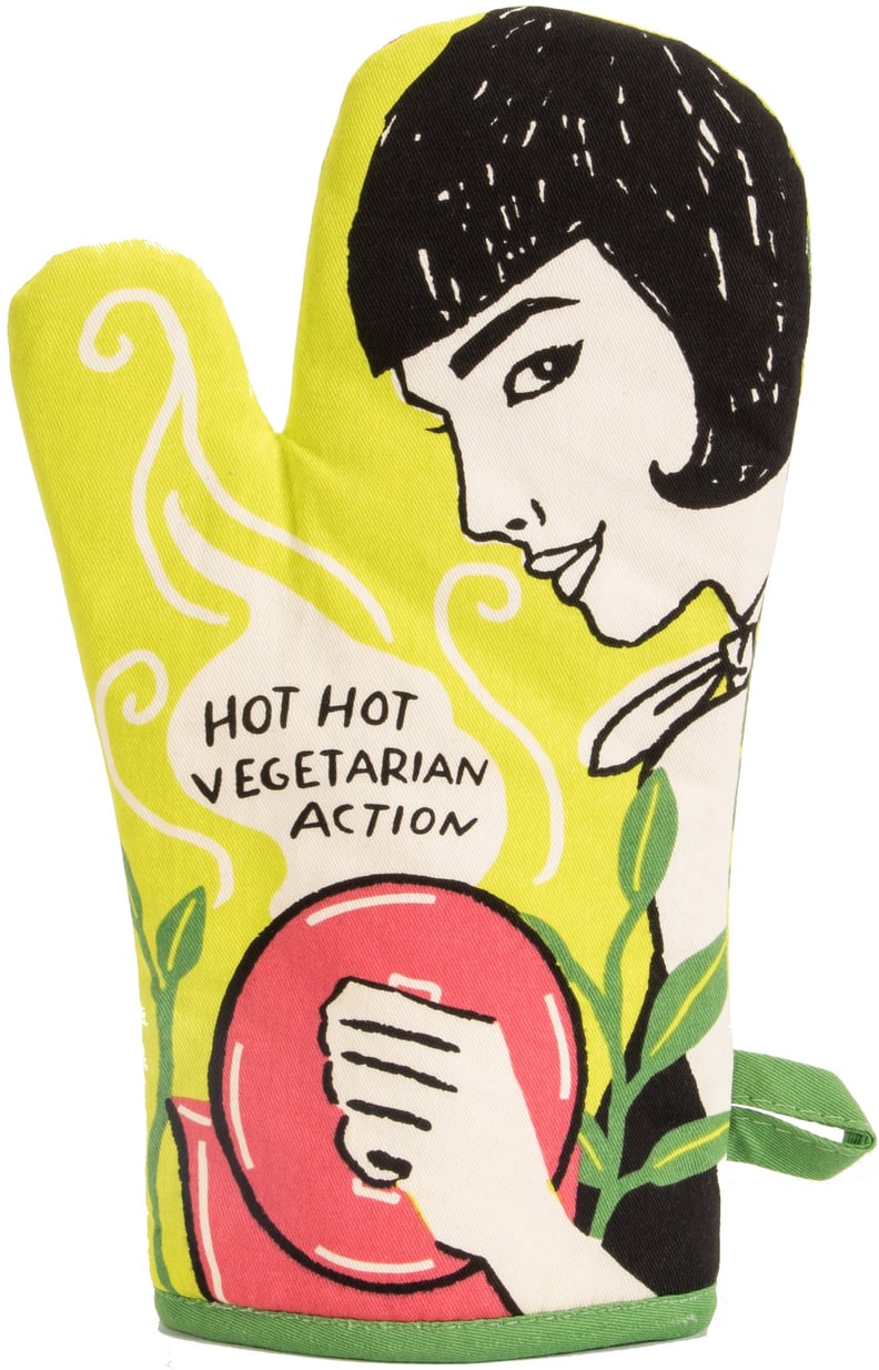 "Hot Hot Vegetarian Action" Oven Mitt