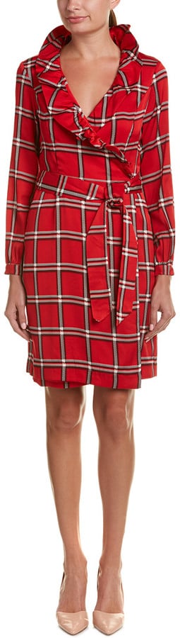 Elizabeth McKay Silk-Blend Wrap Dress