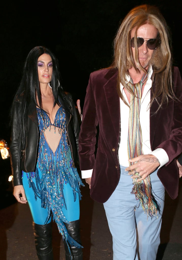 Cindy Crawford and Rande Gerber embraced the '70s.