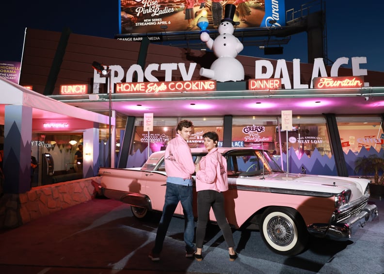 WEST HOLLYWOOD, CALIFORNIA - APRIL 06: Guests attend The Frosty Palace: a pop-up experience celebrating Paramount+ original series 