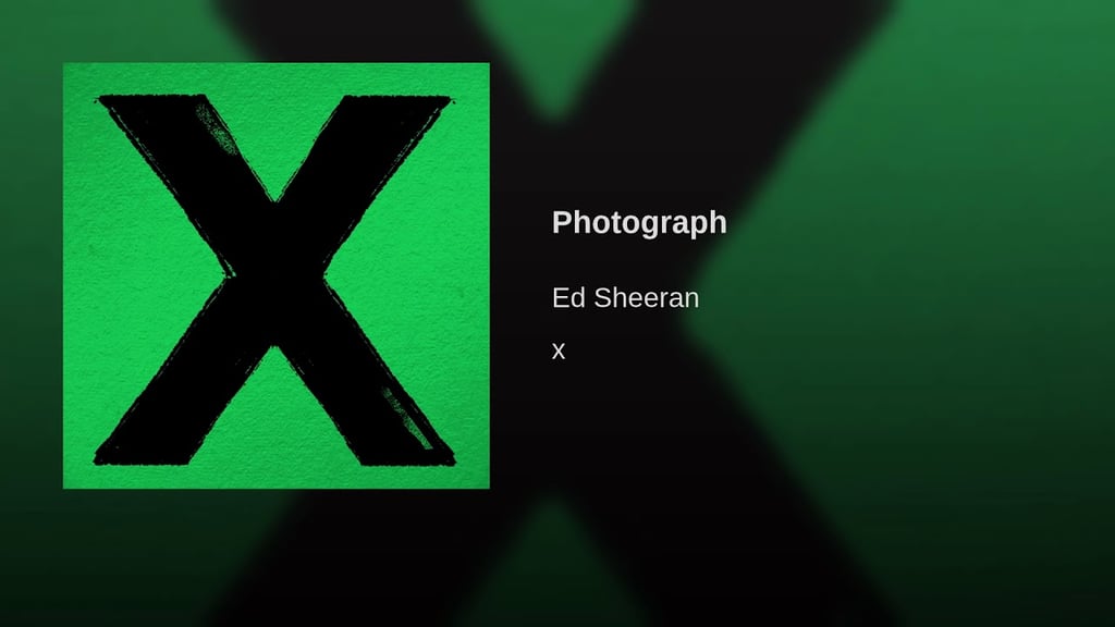 "Photograph" by Ed Sheeran