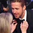 Meryl Streep Helping Ryan Gosling With His Bow Tie Is a Moment Too Pure For This World