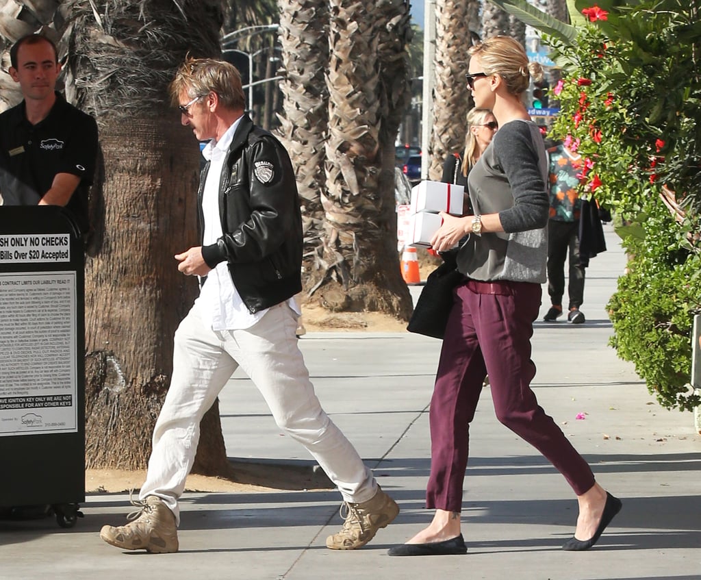 Sean Penn and Charlize Theron had an afternoon date in LA on Wednesday.
