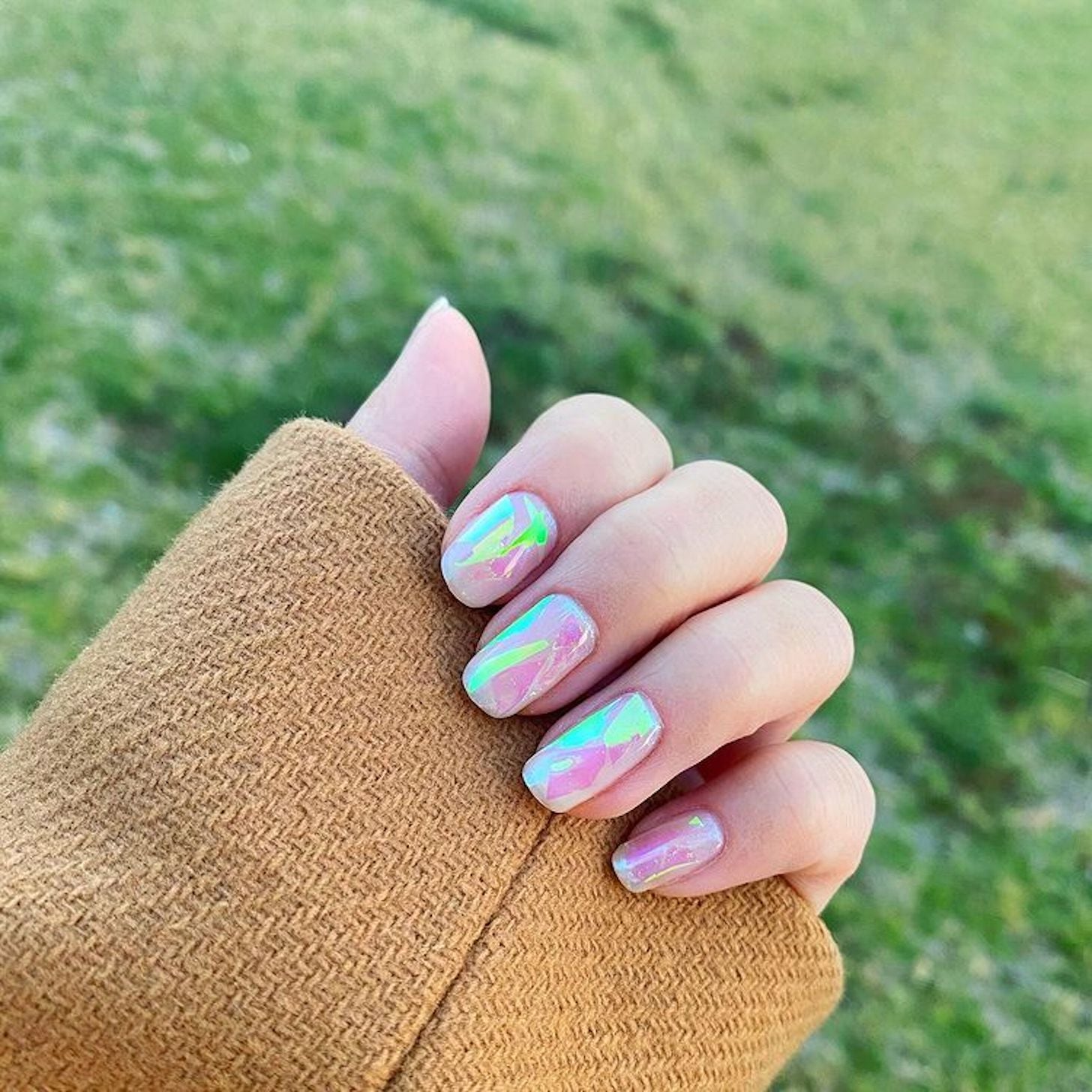 Ice Cube Nail Art Photos And Inspiration Popsugar Beauty