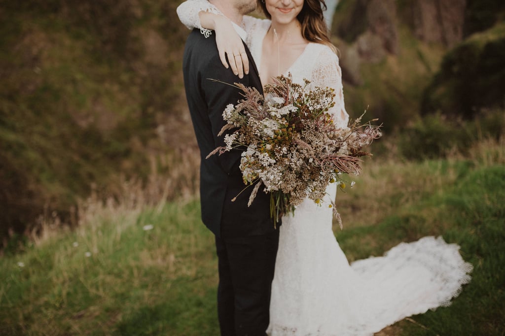 Elopement Shoot at Dunnottar Castle in Scotland