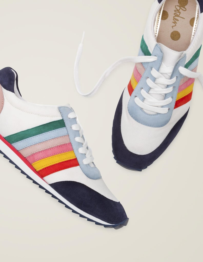 Boden Striped Sneakers