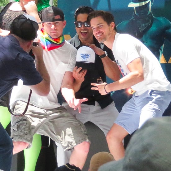 Channing Tatum at LA Gay Pride Parade 2015