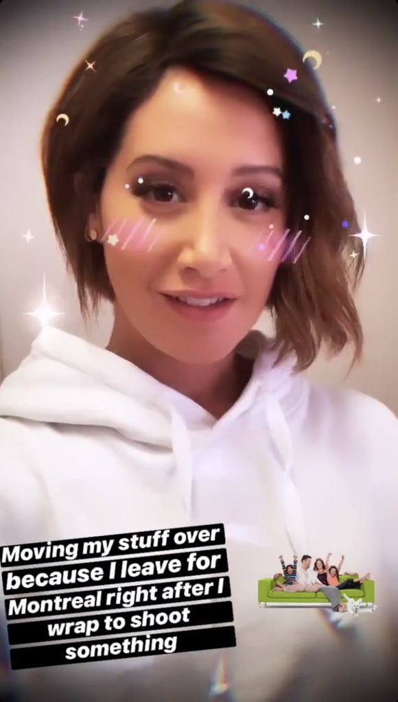 Ashley Tisdale Brown, Asymmetrical Bob Hairstyle | POPSUGAR Beauty