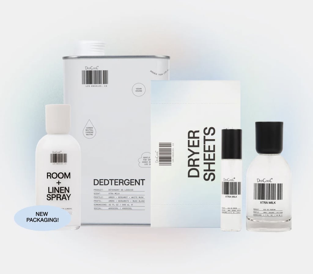 DedCool The (Almost) Everything Set in Xtra Milk ($144)
"I got influenced into buying these DedCool dryer sheets, and I don't regret it a bit. The Xtra Milk fragrance is so delectable, I could smell it every day. Thankfully, the brand offers a gift pack that allows you to try out their various vegan, cruelty- and toxin-free products, from those dryer sheets to personal fragrance. This set is on my own list this year!" — Lena Felton, senior director of special projects
