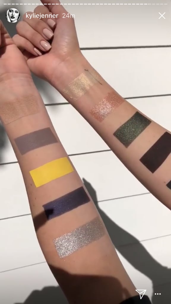 Kylie Jenner Weather Collection Swatches