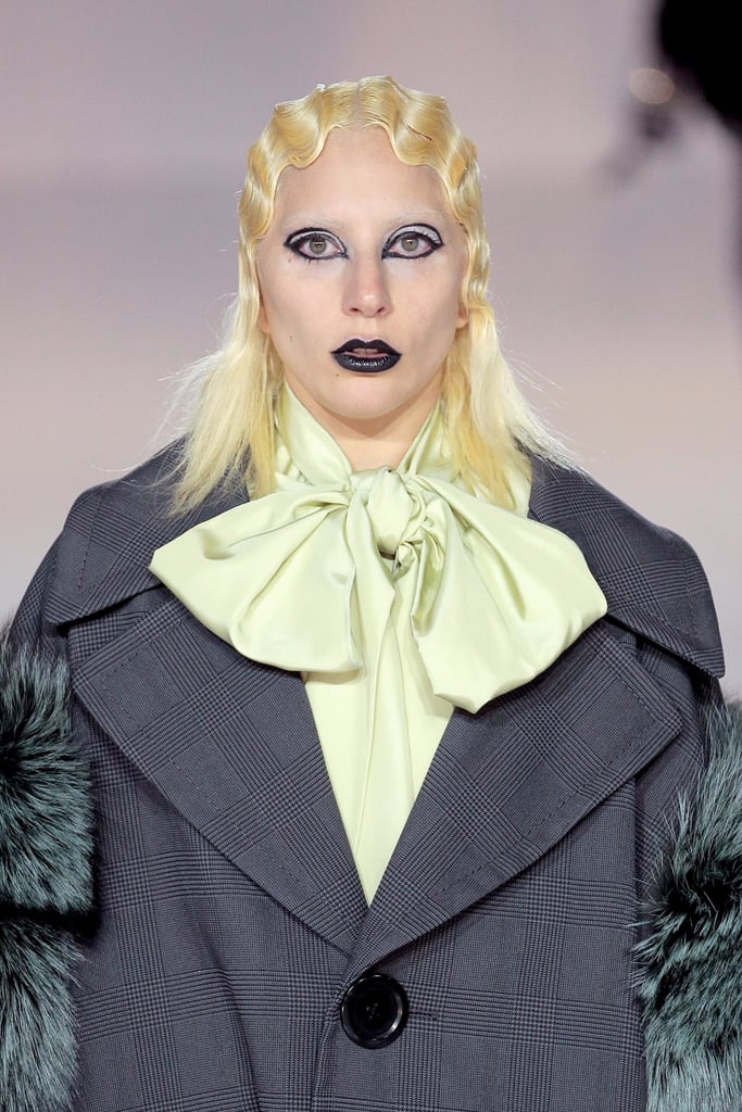Lady Gaga in the New York Fashion Week Fall 2016 Marc Jacobs Show