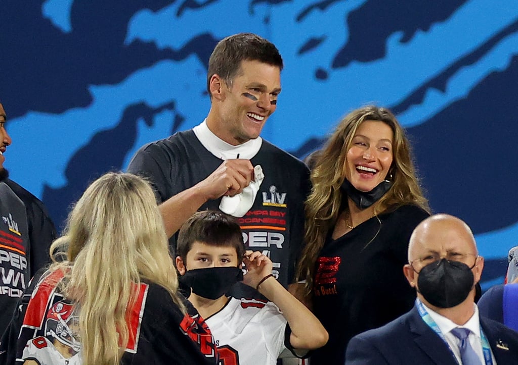 Tom Brady and His Family at the 2021 Super Bowl | Pictures