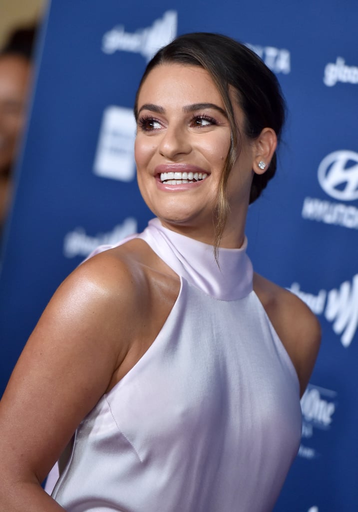 Lea Michele Dress At The Glaad Media Awards 2019 Popsugar Fashion Photo 3 