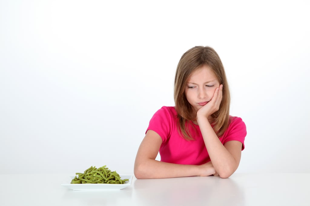 Apparently the only way to fight the power of the string bean is with some sassy side-eye.