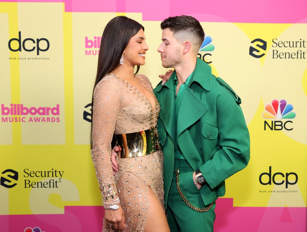 Nick Jonas, Priyanka Chopra Outfits at 2021 Billboard Awards