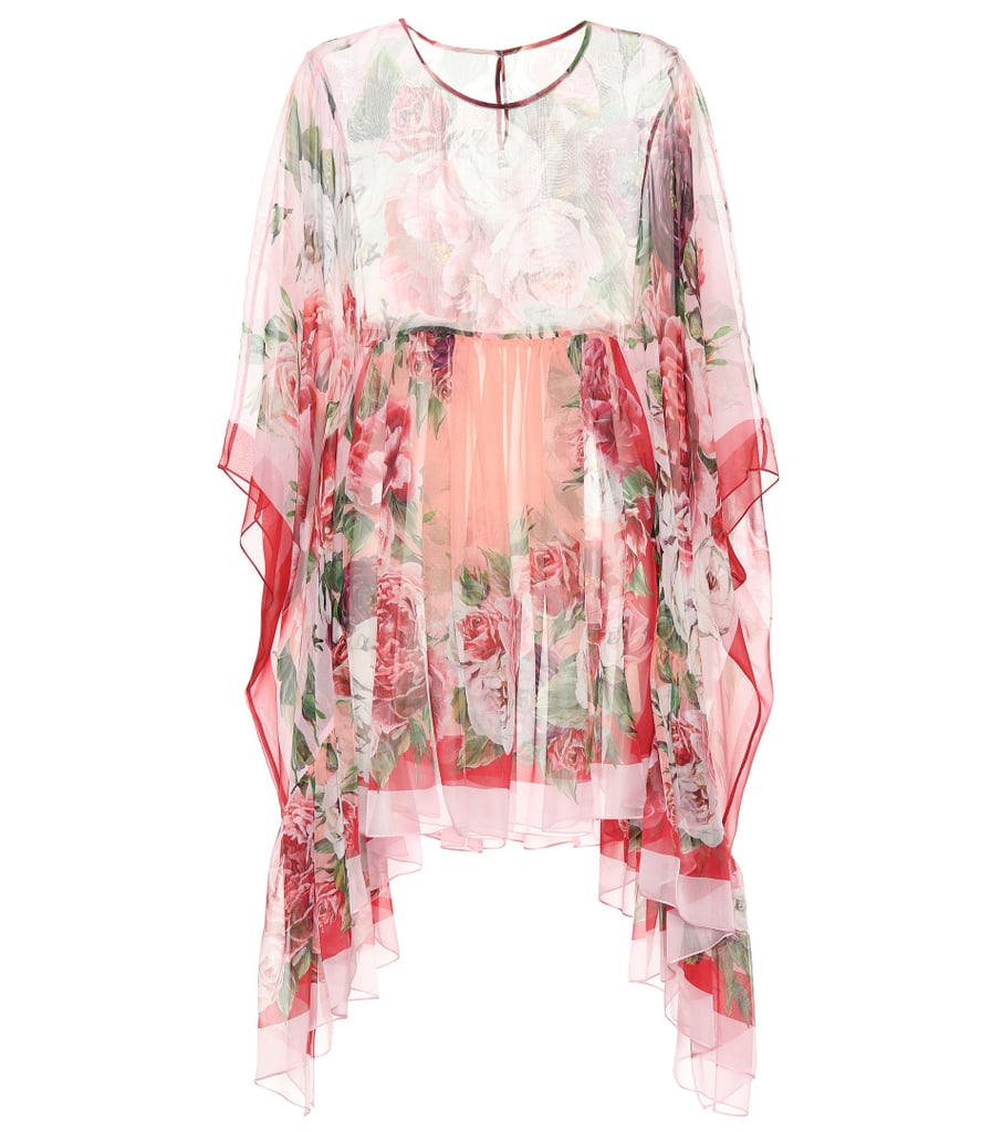 Dolce & Gabbana Floral Silk Chiffon Dress