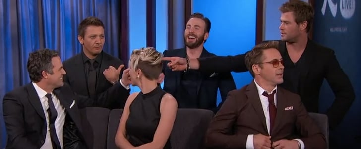 Avengers Cast Answers Questions About Themselves on Kimmel