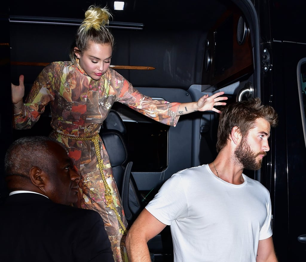 Miley Cyrus and Liam Hemsworth at Screening in NYC 2016