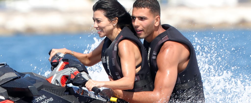 Kourtney Kardashian and Younes Bendjima in Cannes May 2017
