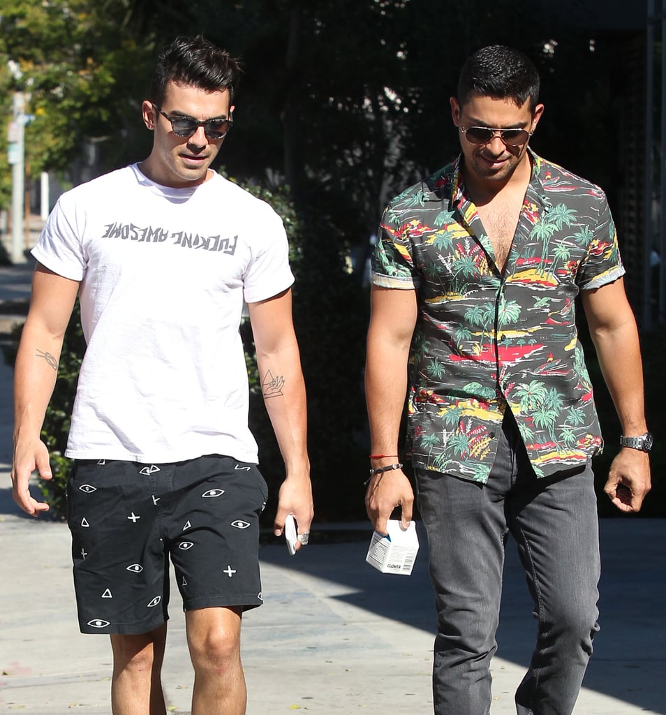 Joe Jonas and Wilmer Valderrama Out Together September 2016
