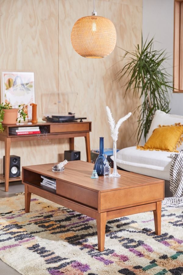 Acor convertible storage coffee table to dining table top