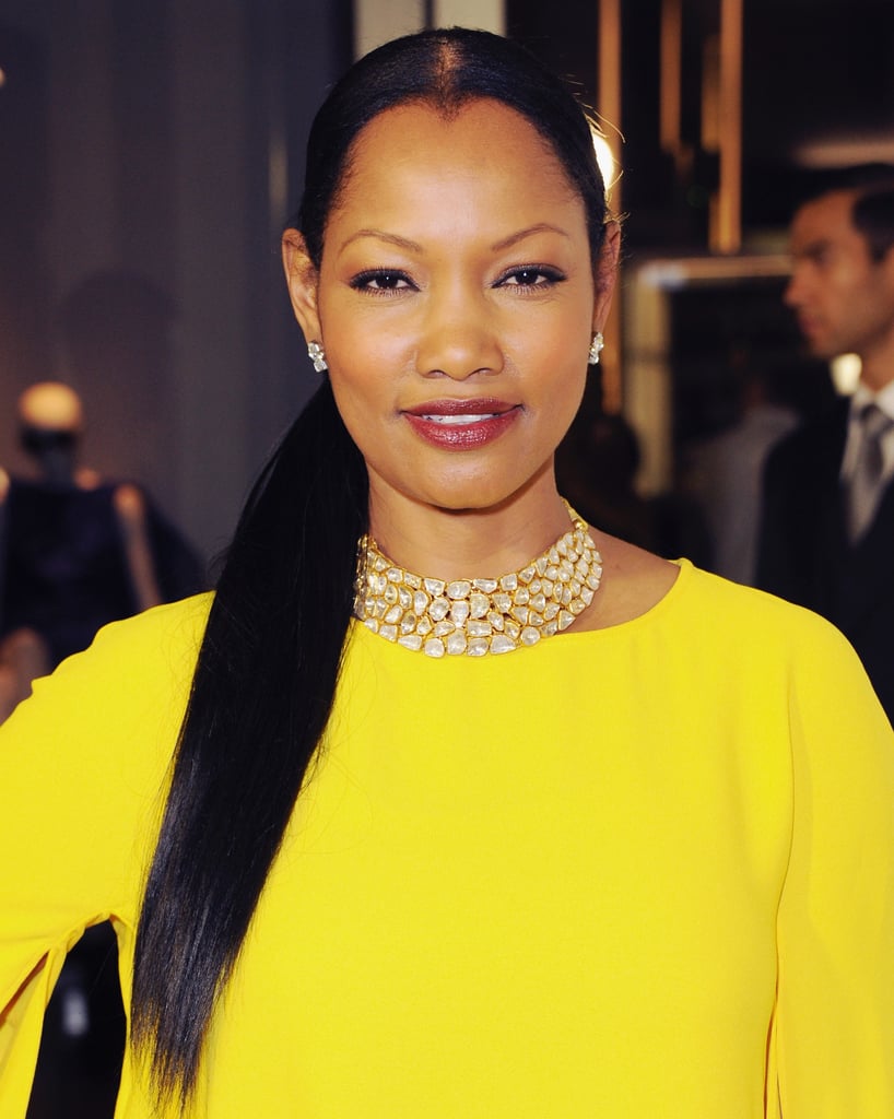If you go with an extralong look, why not throw your pony over one shoulder, like Garcelle Beauvais did at a Tom Ford event.