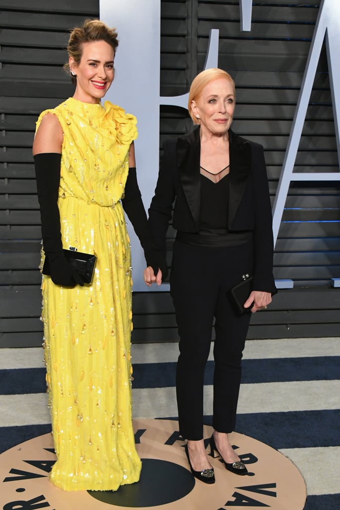 Holland Taylor and Sarah Paulson at Oscars Afterparty 2018
